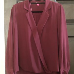 Burgundy M Vince Camuto Blouse